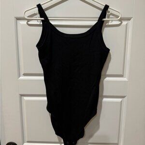 Classic Black bodysuit with low back